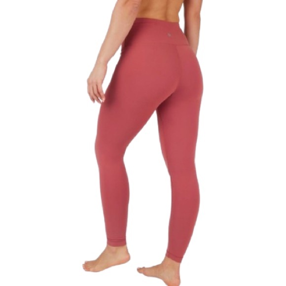 NWOT 90 Degree By Reflex Power Flex Tummy Control Leggings Marsala Size M - Picture 2 of 5